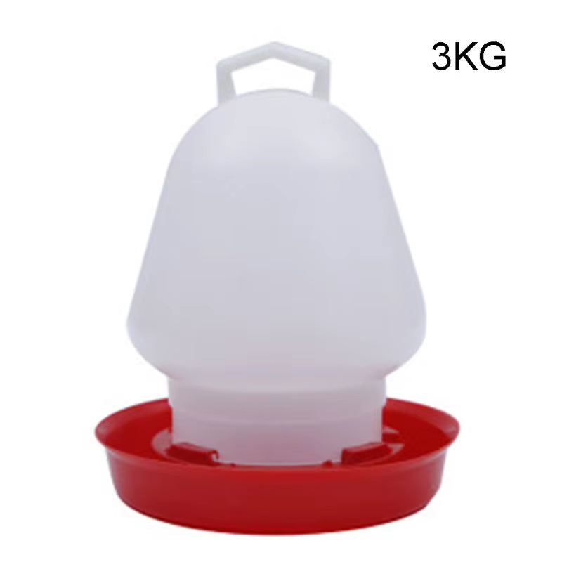 Automatic Chick Waterer Hanging Chicken Water Feeder Durable Plastic Poultry Drinker 1.5L 3L 8L Watering Supplies