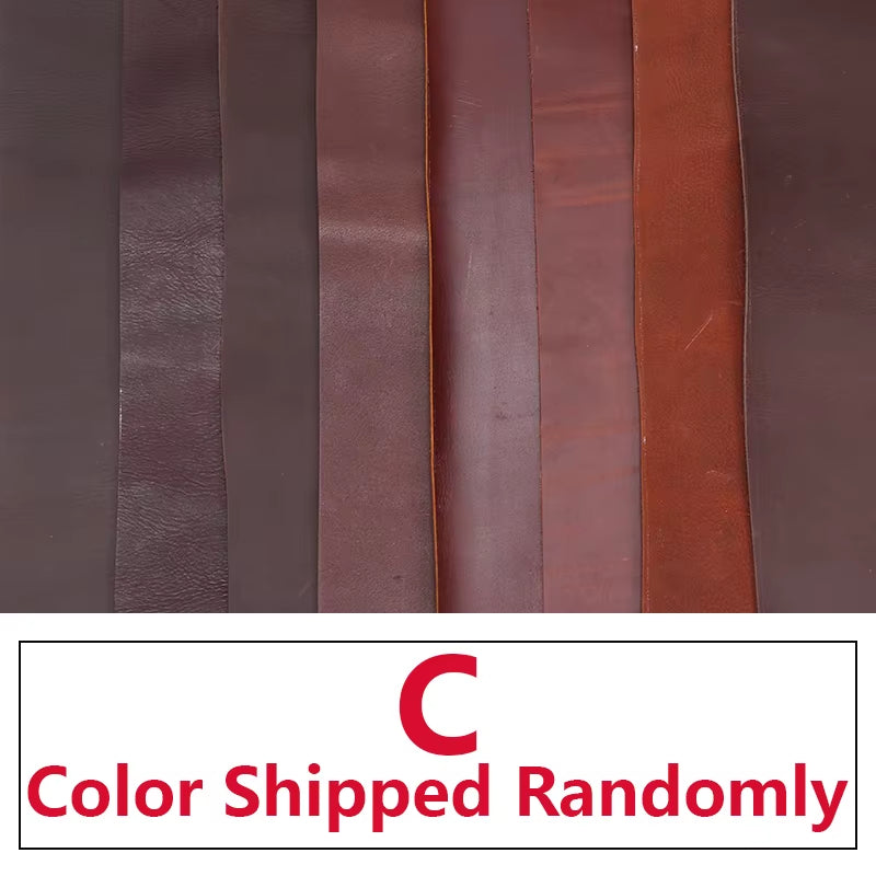 Leather Vegetable Tanned Cowhide Material Fabric Piece, Genuine Leather Wallet Handbag Shoes DIY Leathercraft Accessories