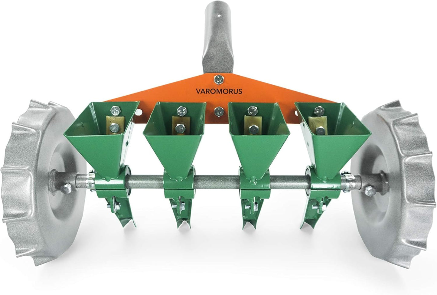 Metal Precision Manual Seeder for Vegetables Greens Onion Radish Beets (4-Row)