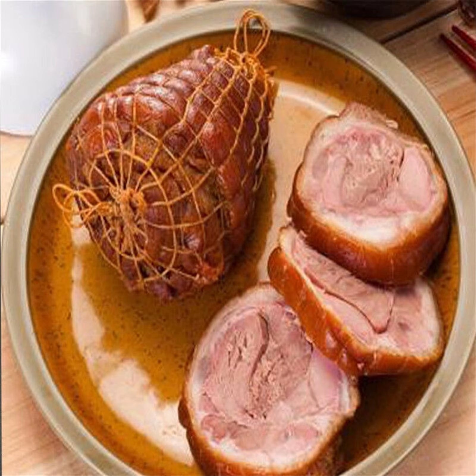 Meat Netting Roll Elastic Ham Sock Netting Pork Butcher Twine Net Braided Cotton Thread Household Kitchen Net Bag Packing Tools