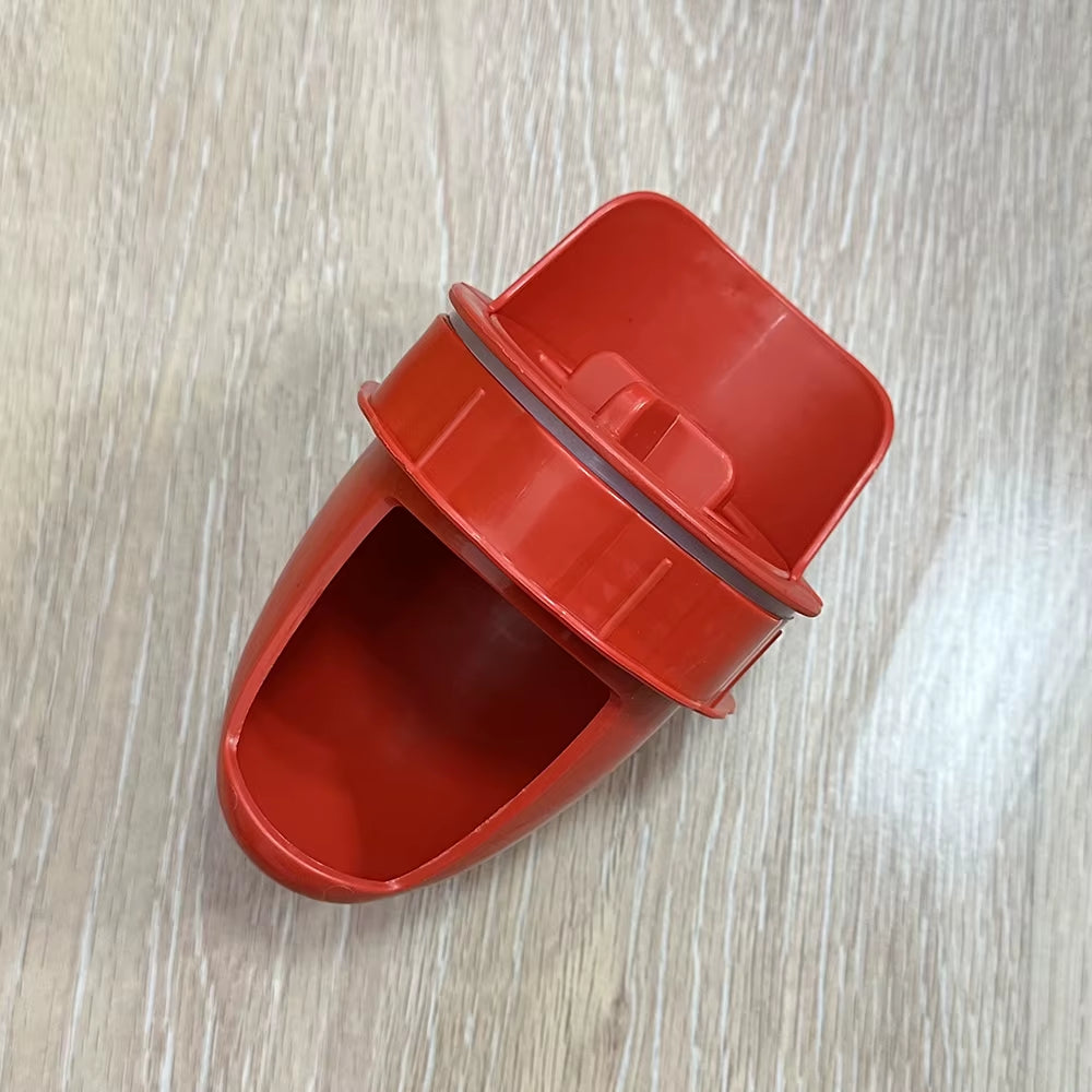Chicken Feeder Poultry Feeding Supplies DIY Rain Proof Poultry Feeder Port Gravity Feed Kit for Buckets Barrels Bins Troughs