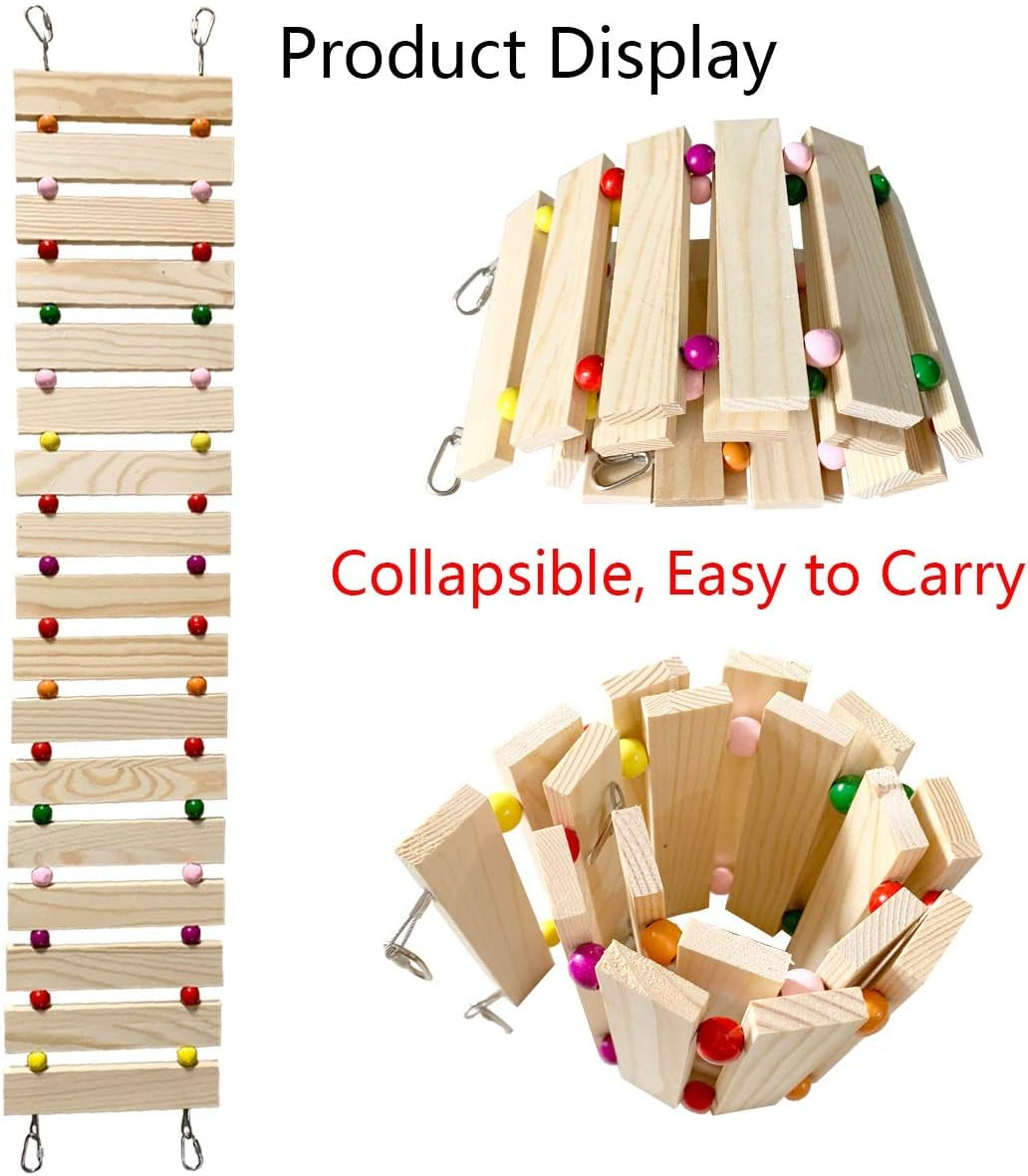 Chicken Coop Toy Chicken Toys for Hens Natural Wood Chicken Ladder Chicken Swing Chicken Perch for Birds Poultry Rooster Chicks S