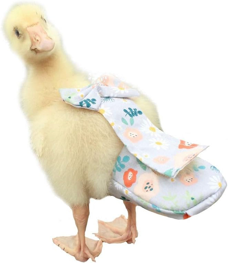 Duck Diapers, Chicken Diapers, Special Diapers for Poultry, Chicken, Duck and Goose Waterproof, Adjustable, Washable and Reusable Diapers,Poultry Supplies, Duck Supplies (L:250克-350克)