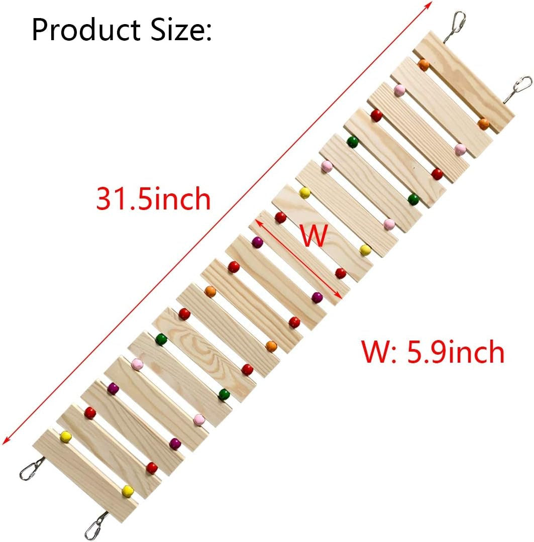 Chicken Coop Toy Chicken Toys for Hens Natural Wood Chicken Ladder Chicken Swing Chicken Perch for Birds Poultry Rooster Chicks S