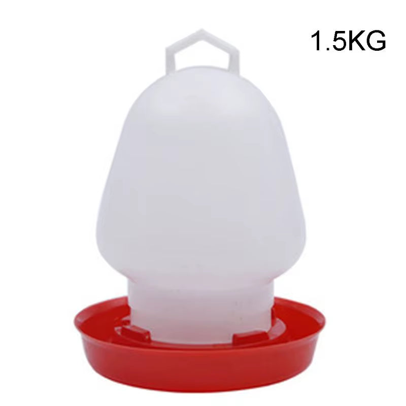 Automatic Chick Waterer Hanging Chicken Water Feeder Durable Plastic Poultry Drinker 1.5L 3L 8L Watering Supplies