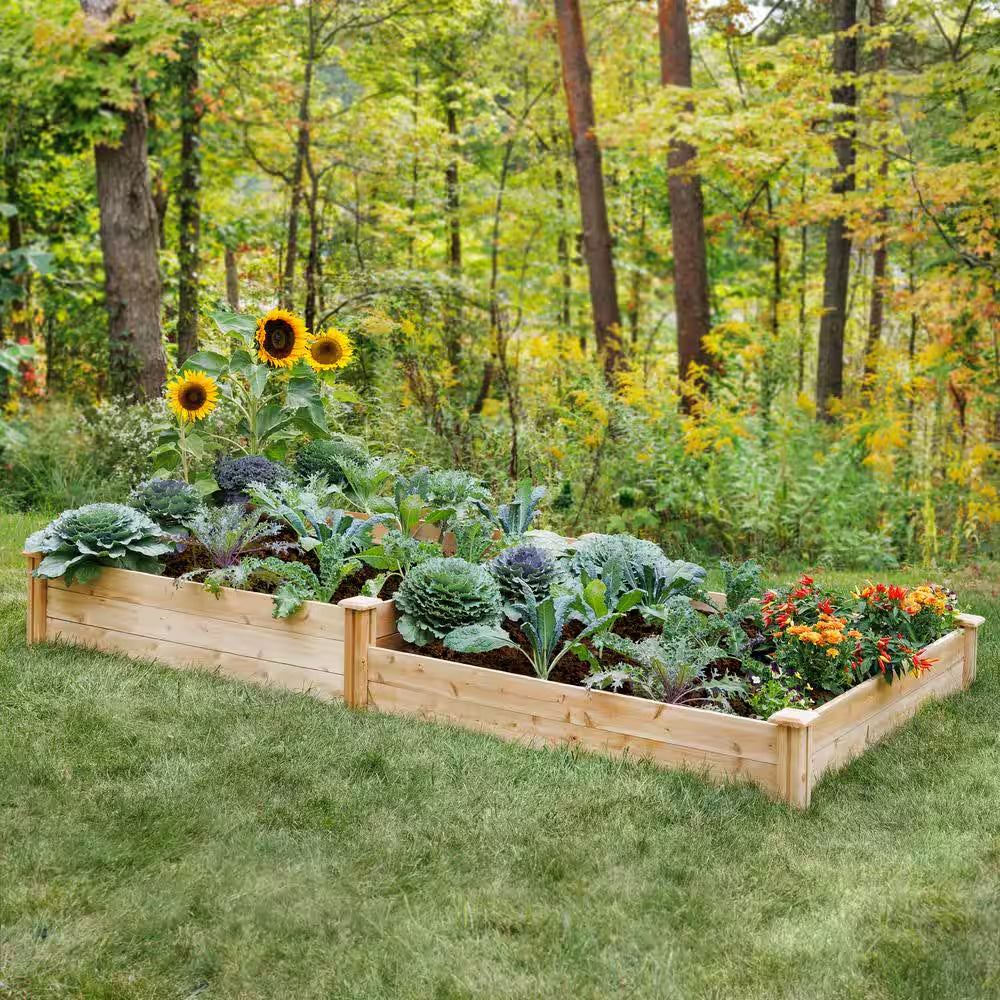 4 Ft. X 8 Ft. X 10.5 In. Original Cedar Raised Garden Bed
