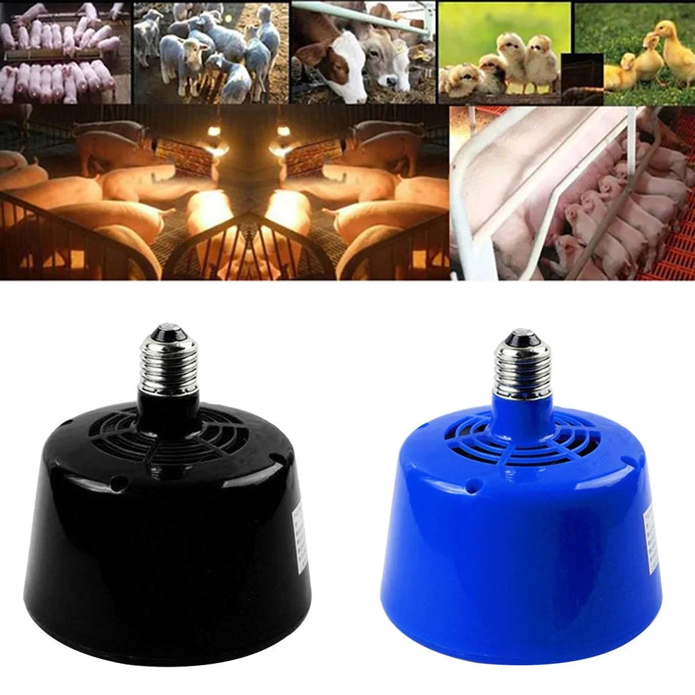 100-300W Heating Lamp, Safe Chicken Coop Pet Heater Livestock Heat Lamp Tool,Cultivation Heating Lamp for Pet Chicken Livestock Heat Lamp Tool, Blue E27