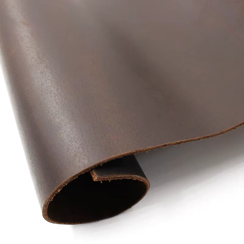 Leather Vegetable Tanned Cowhide Material Fabric Piece, Genuine Leather Wallet Handbag Shoes DIY Leathercraft Accessories