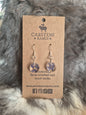 Blue Eyed Grass Flower Earrings