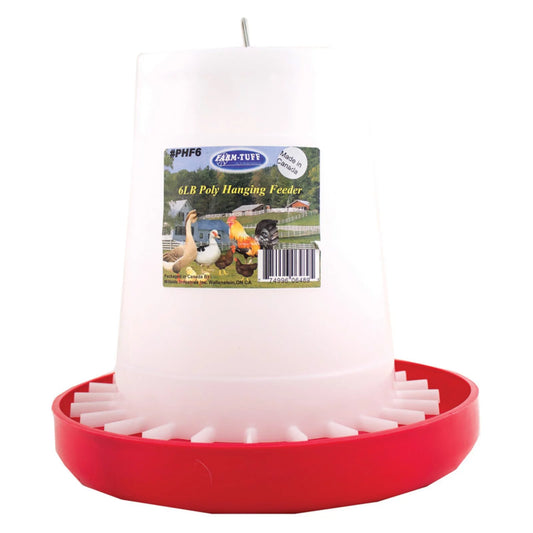 Plastic Poultry Feeder - 6 Lb. Capacity