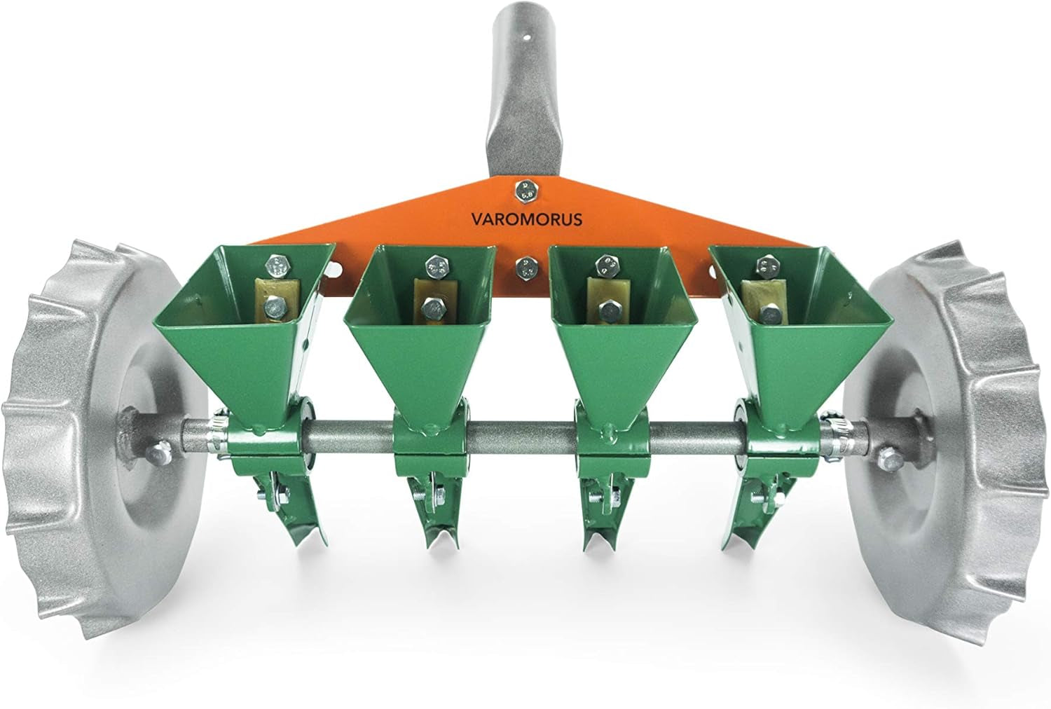 Metal Precision Manual Seeder for Vegetables Greens Onion Radish Beets (4-Row)