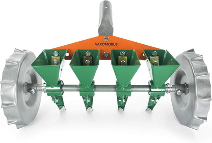 Metal Precision Manual Seeder for Vegetables Greens Onion Radish Beets (4-Row)