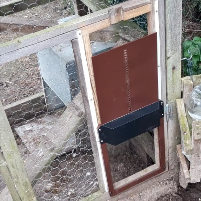 Automatic Chicken Coop Door Light-Sensitive Automatic Chicken House Door High Quality and Practical Chicken Pets Hen Cages Door