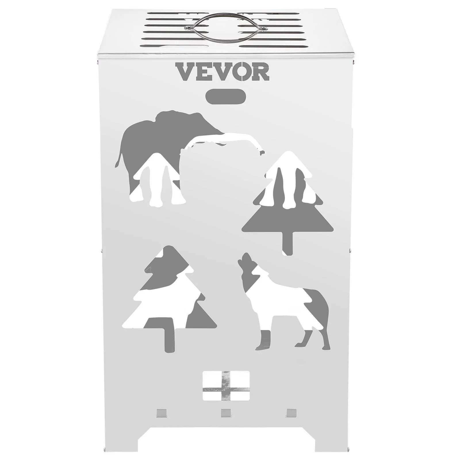 Vevor Burn Barrel Burn Drum Incinerator Barrel 14X14X24 Inch for Yard Waste