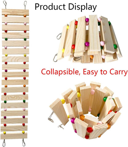 Chicken Coop Toy Chicken Toys for Hens Natural Wood Chicken Ladder Chicken Swing Chicken Perch for Birds Poultry Rooster Chicks S