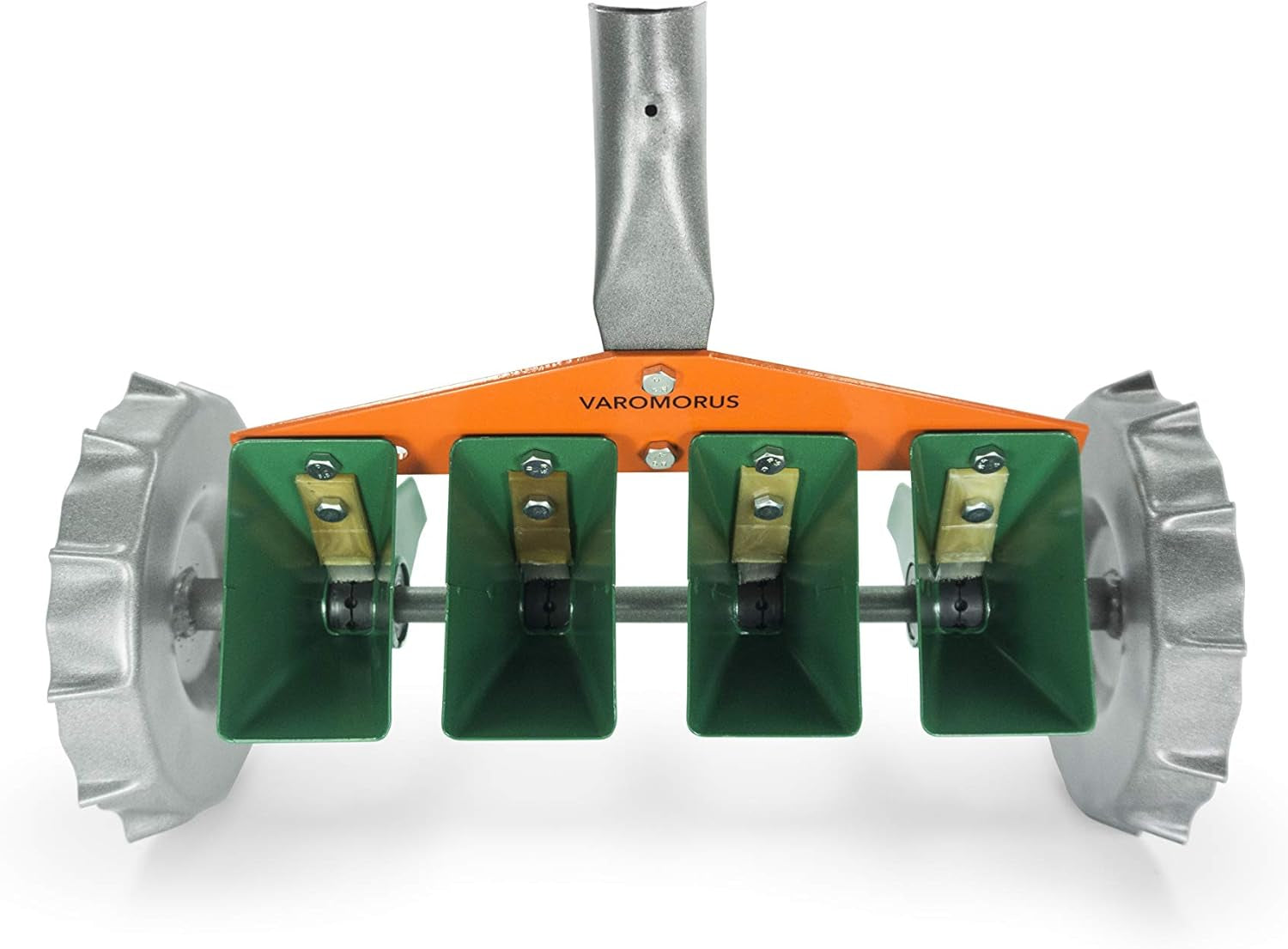 Metal Precision Manual Seeder for Vegetables Greens Onion Radish Beets (4-Row)