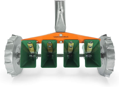Metal Precision Manual Seeder for Vegetables Greens Onion Radish Beets (4-Row)