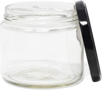 Clear Glass Salsa Jars, 12 Oz - Case of 12
